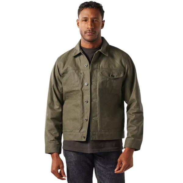 【メーカー直送】 Filson Men's Green Military - Jacket Cruiser Lined Short ジャケット・アウター