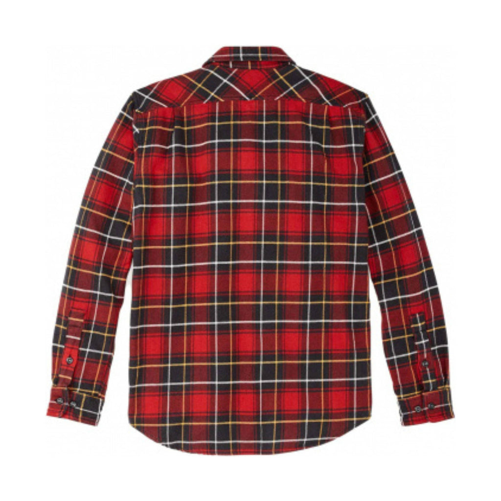 Filson Men's Vintage Flannel Work Shirt - Red Charcoal Plaid - Lenny's Shoe & Apparel