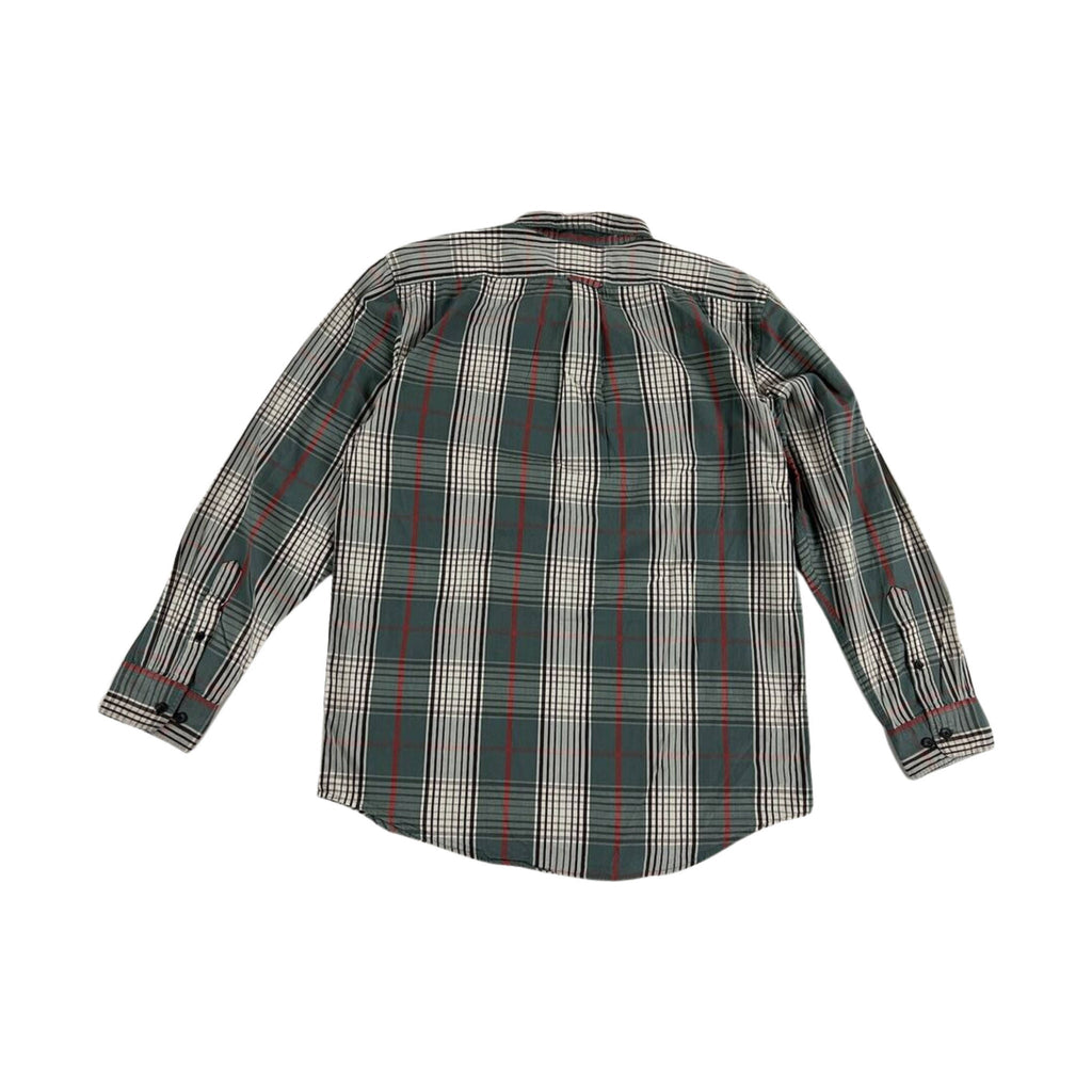 Filson Men's Washed Feather Cloth Shirt - Balsam Green - Lenny's Shoe & Apparel