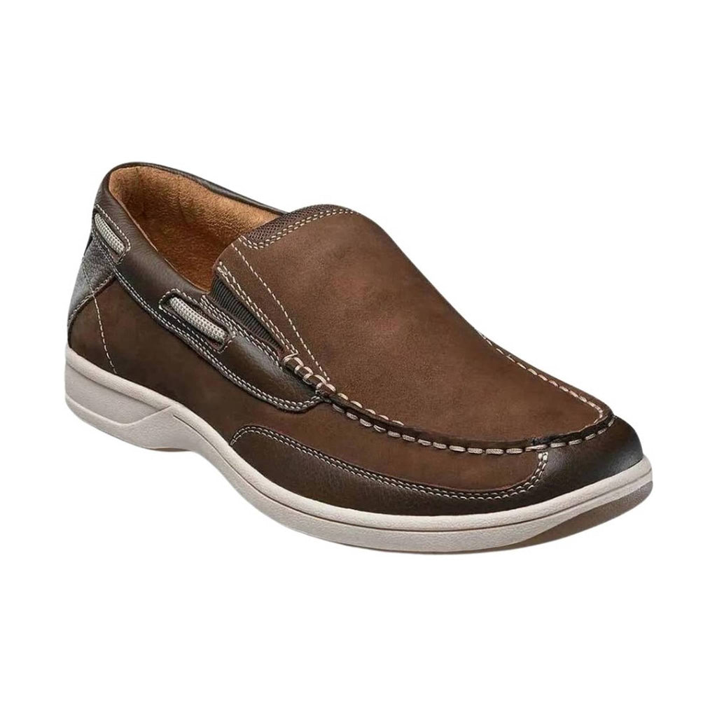 Florsheim Men's Lakeside Moc Toe Slip On - Brown - Lenny's Shoe & Apparel