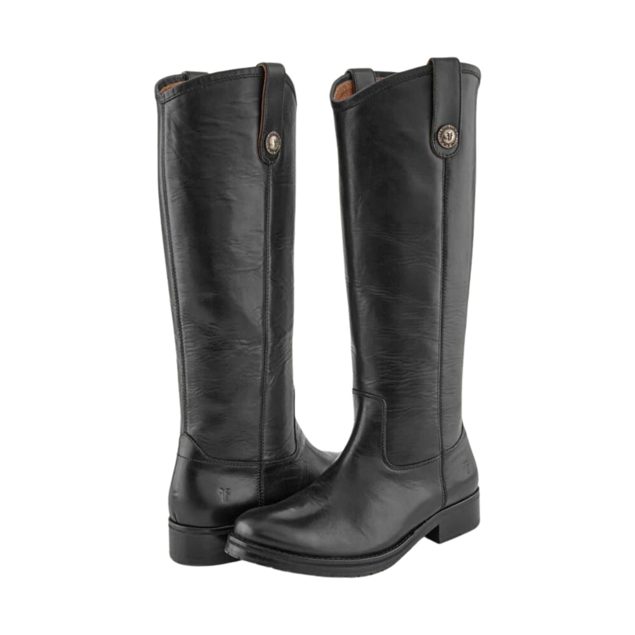 Frye Women's Melissa Double Sole Boot Black – Lenny's Shoe Apparel