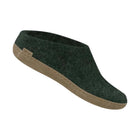 Glerups Slip On With Leather Sole Slipper - Forest - Lenny's Shoe & Apparel