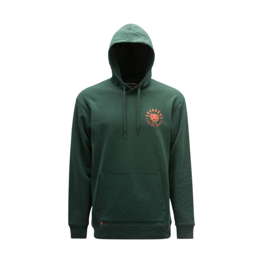 Grundens Men's Displacement DWR Hoodie - Forest - Lenny's Shoe & Apparel