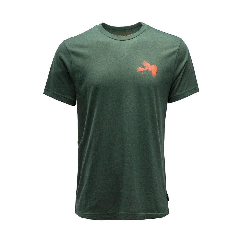 Grundens Men's Dry Fly SS T-Shirt - Deep Forest - Lenny's Shoe & Apparel