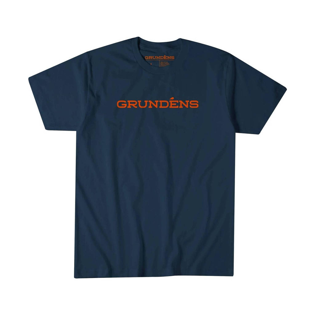 Grundens Men's Wordmark T-Shirt - Navy - Lenny's Shoe & Apparel