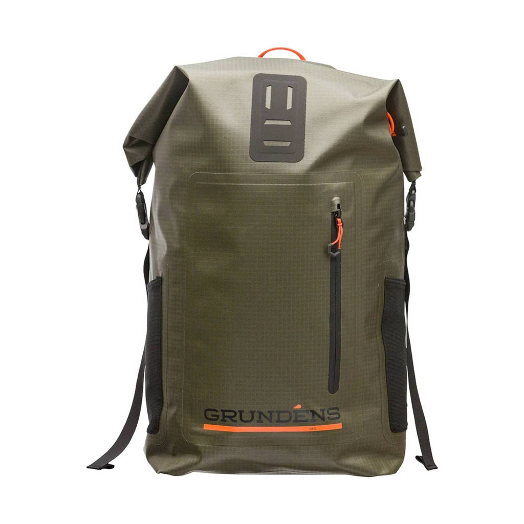 Grundens Wayward Roll Top Backpack 38L - Deep Lichen Green - Lenny's Shoe & Apparel