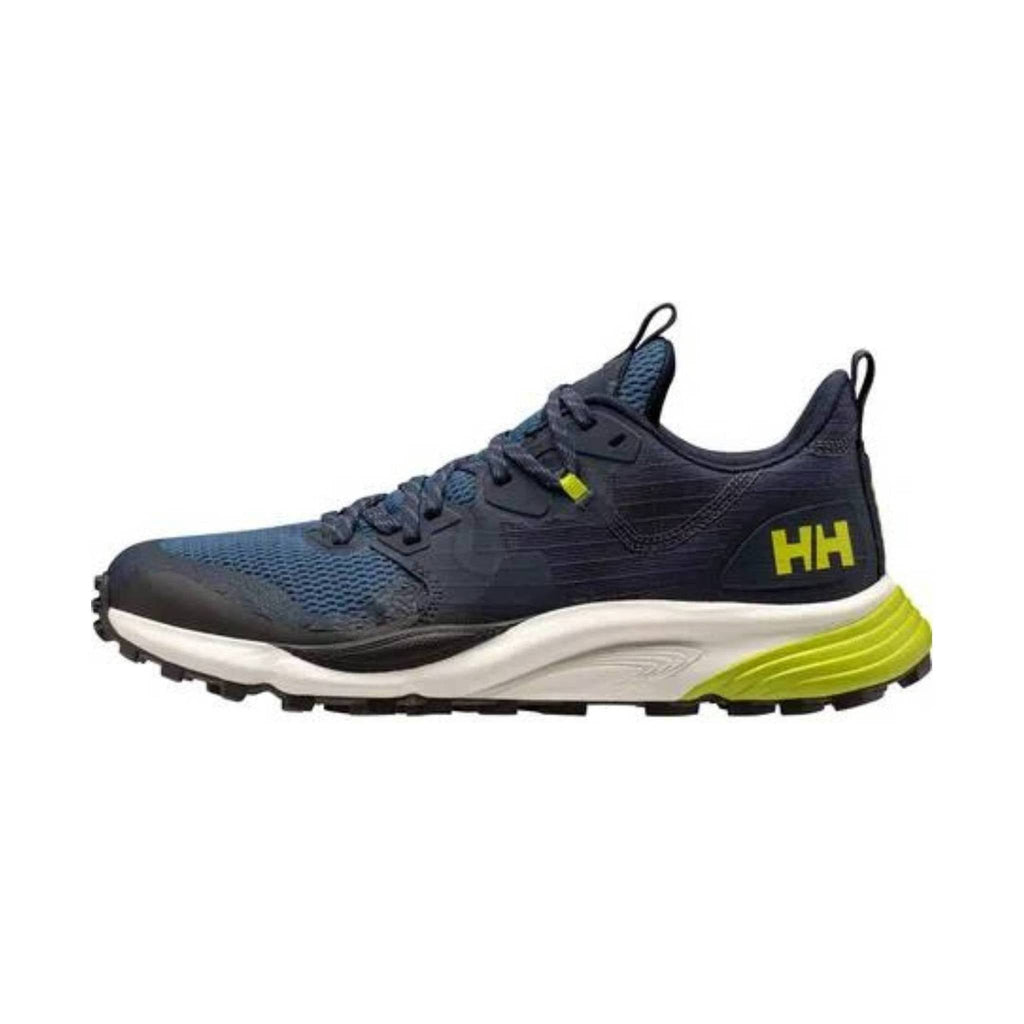 Helly Hansen Men's Falcon Trail Running Shoes - Saphire Navy/Sweet Lime - Lenny's Shoe & Apparel