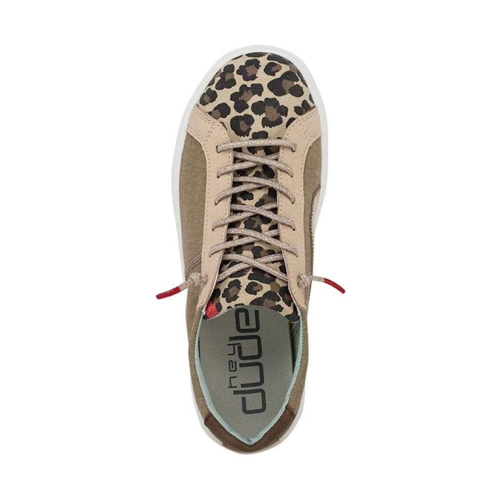 Hey Dude Women's Karina - Beige Leopard - Lenny's Shoe & Apparel