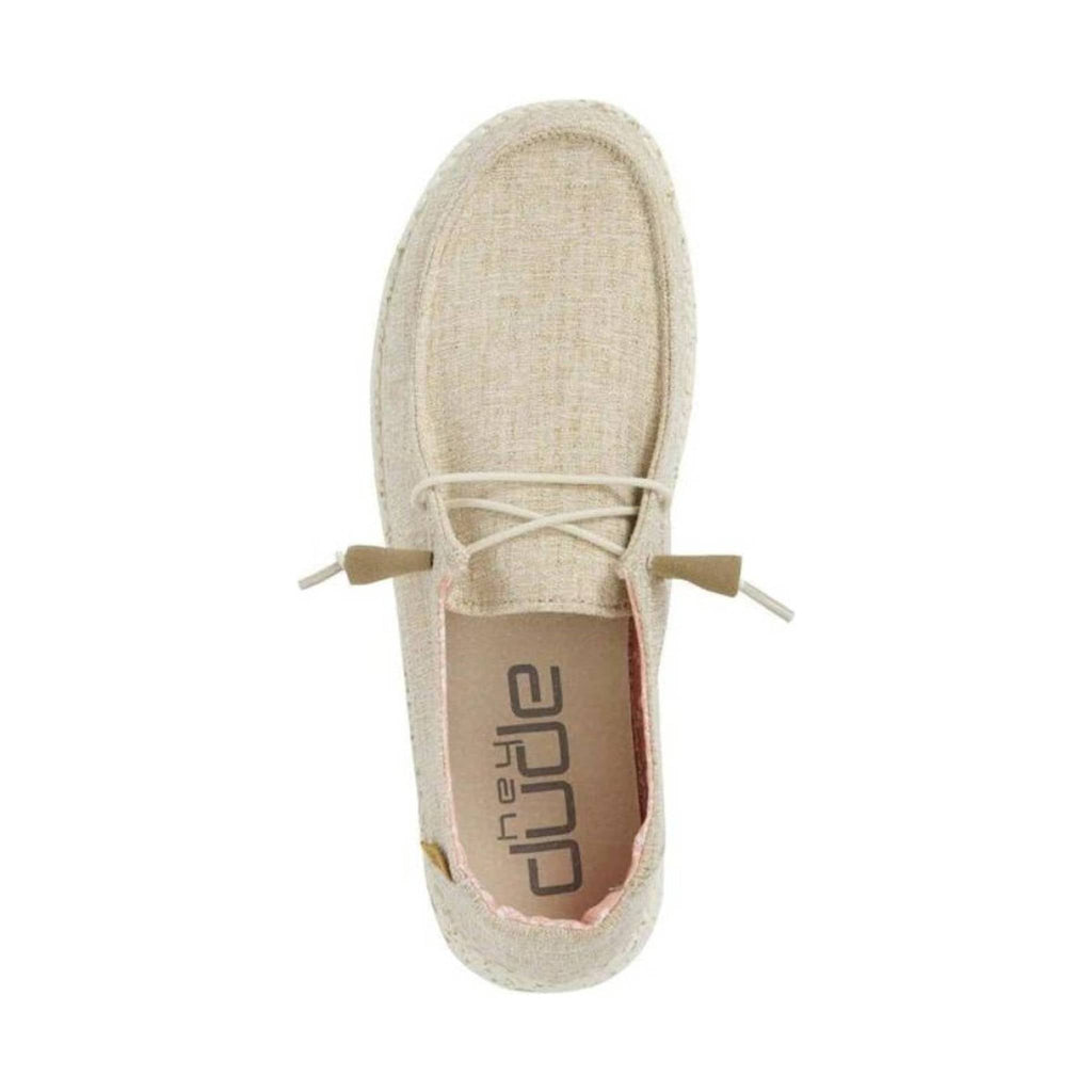 Hey Dude Women's Wendy Chambray - White Nut - Lenny's Shoe & Apparel