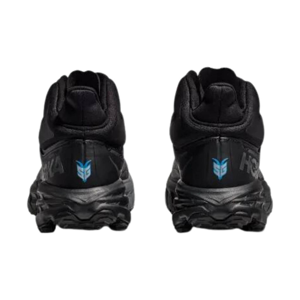 HOKA Men's Speedgoat 5 Mid GTX - Black/Blue - Lenny's Shoe & Apparel