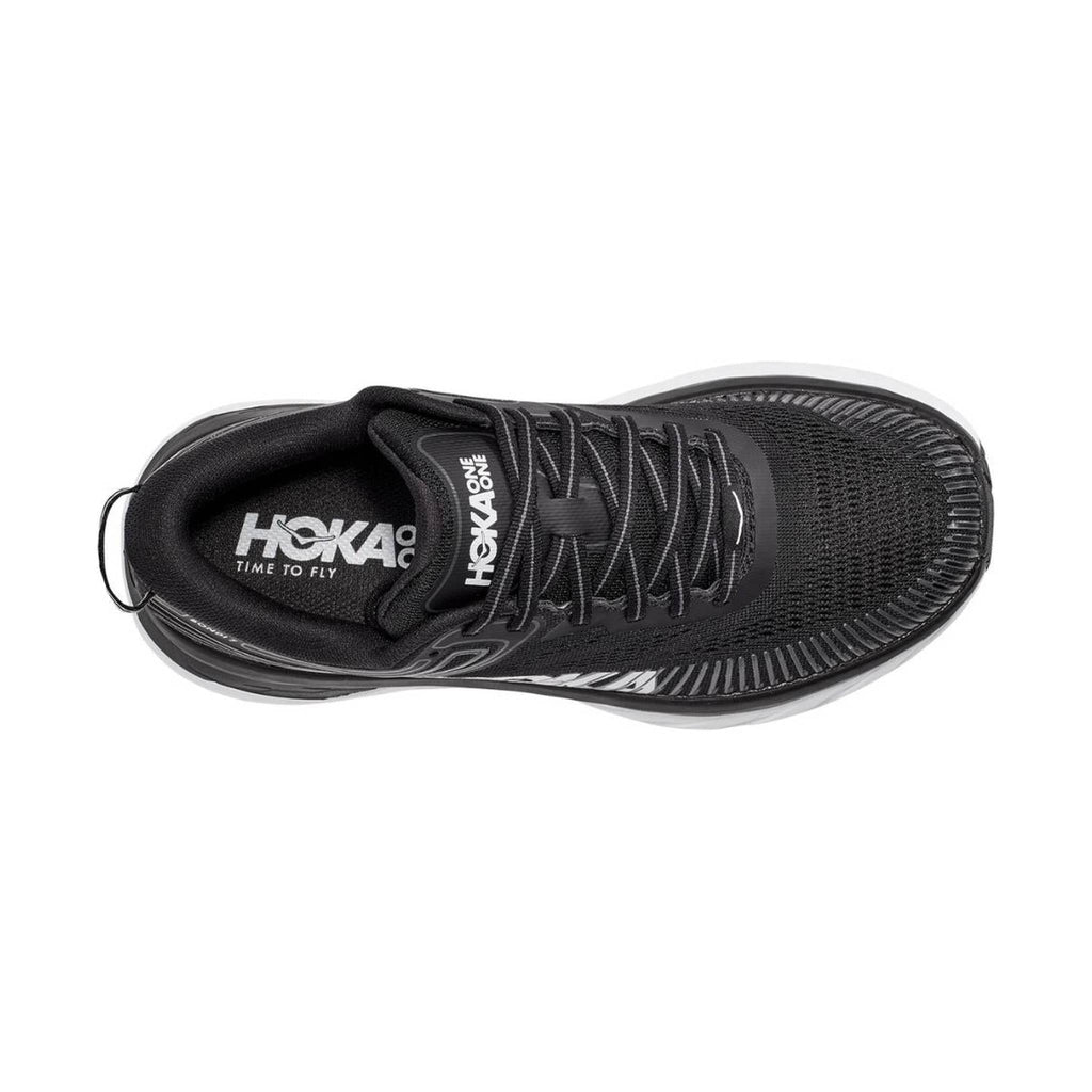 HOKA Women's Bondi 7 - Black/White - Lenny's Shoe & Apparel