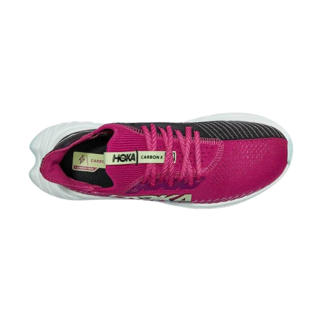 HOKA Women's Carbon X 3 Running Shoe - Festival Fuchsia/ Black - Lenny's Shoe & Apparel