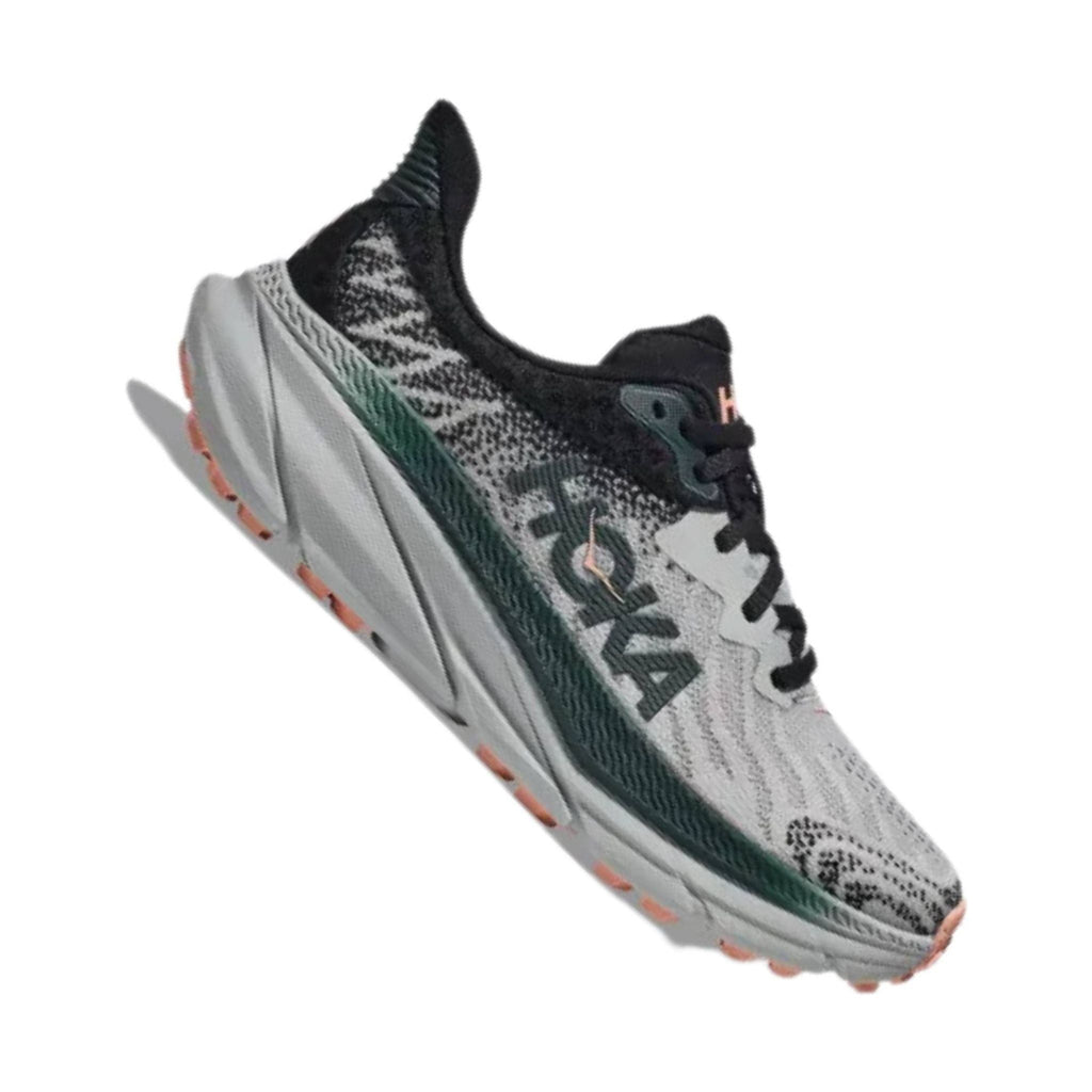 HOKA Women's Challenger 7 Trail Running Shoes - Harbor Mist/Spruce - Lenny's Shoe & Apparel