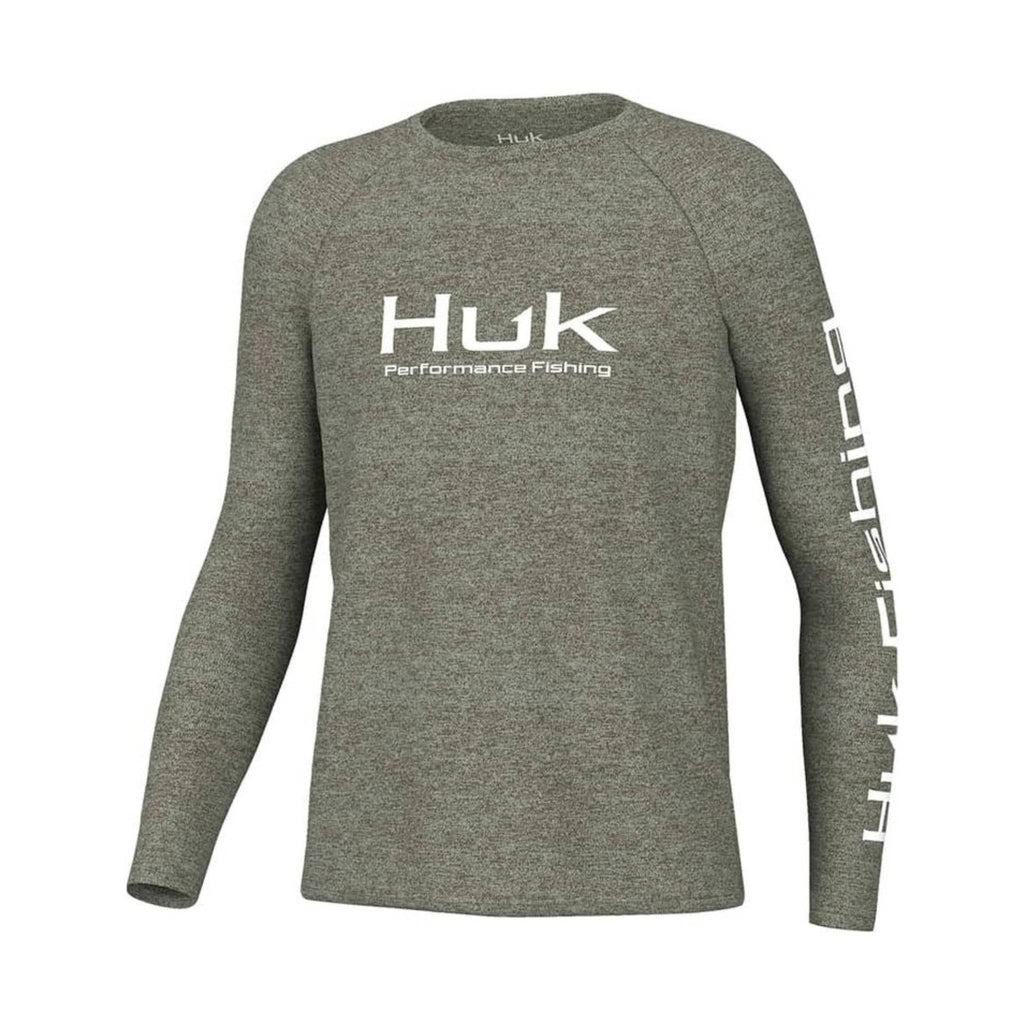 Huk Men's Set Sail Pursuit KC Flag Fish Long Sleeve Shirt