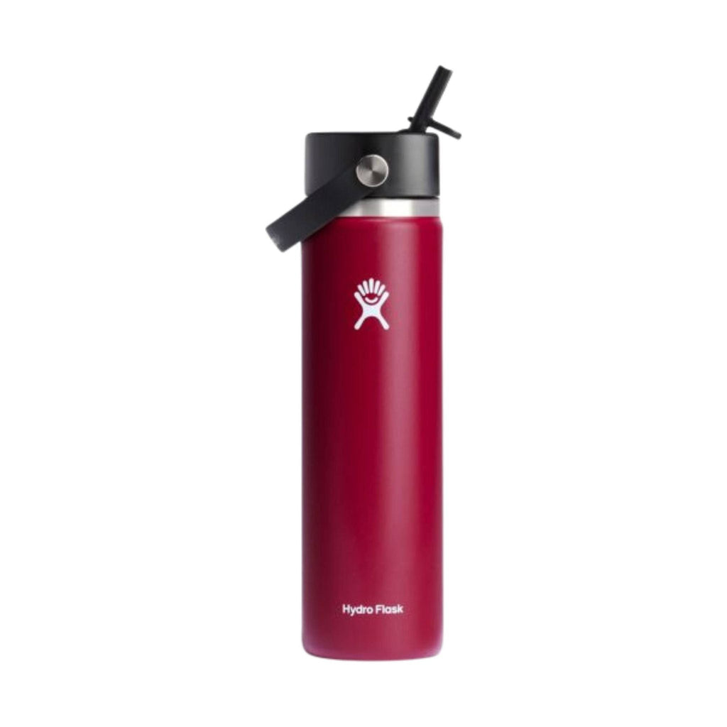 Hydro Flask 24 oz Wide Mouth With Flex Straw Cap - Berry - Lenny's Shoe & Apparel