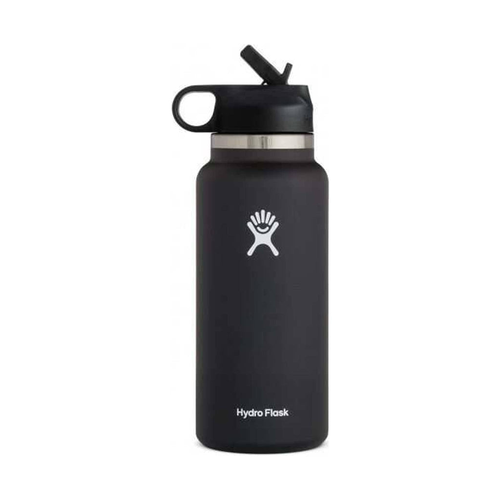 Hydro Flask 32oz Wide Mouth with Straw Lid - Black - Lenny's Shoe & Apparel