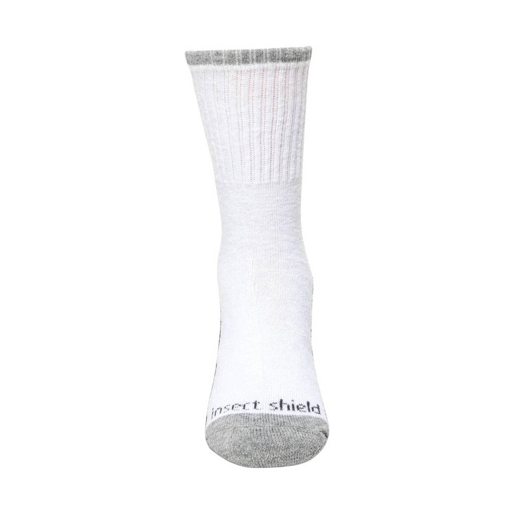 Insect Shield Kids' Sport Crew Socks - White - Lenny's Shoe & Apparel