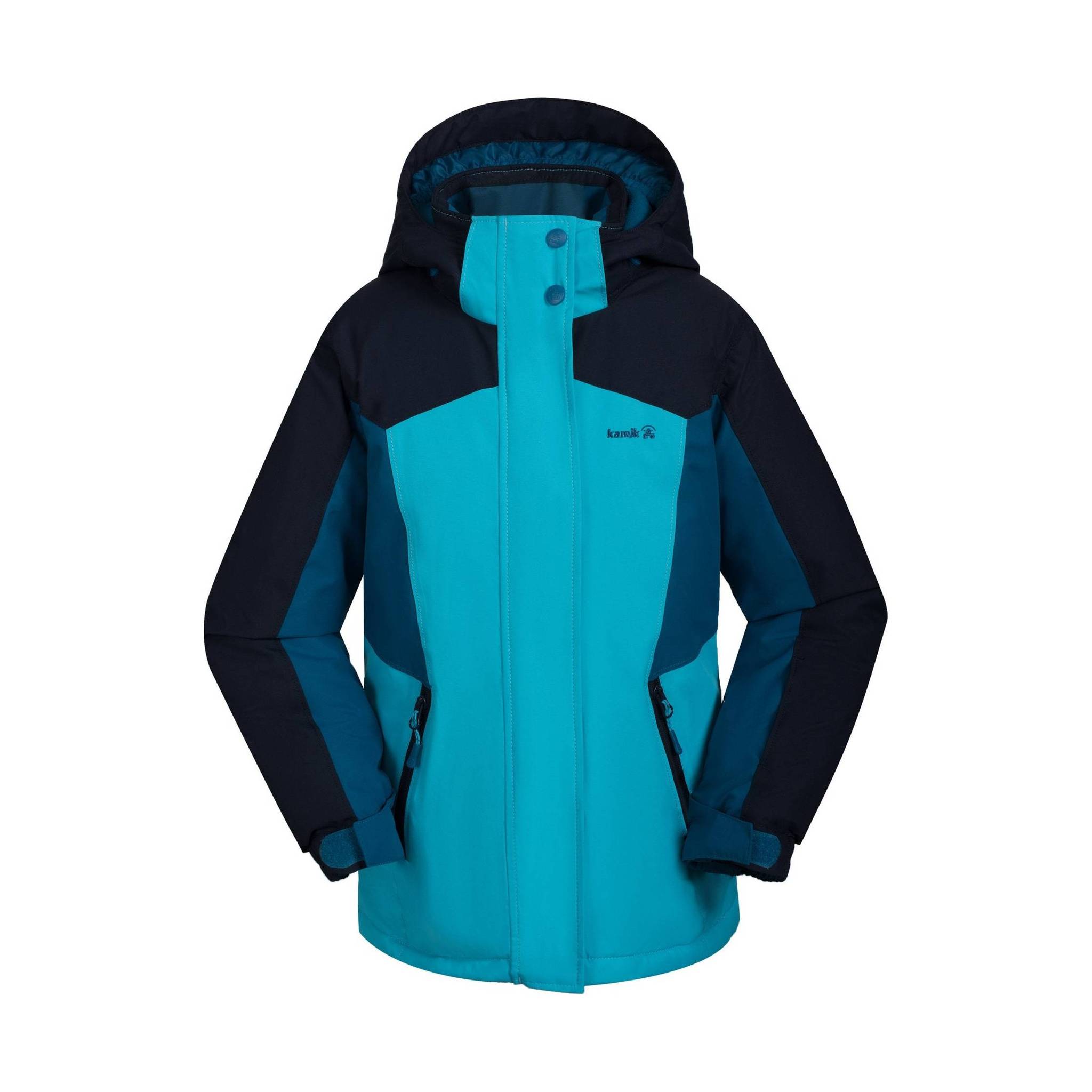 Kamik Kids' Evie Jacket Cyan/Midnight