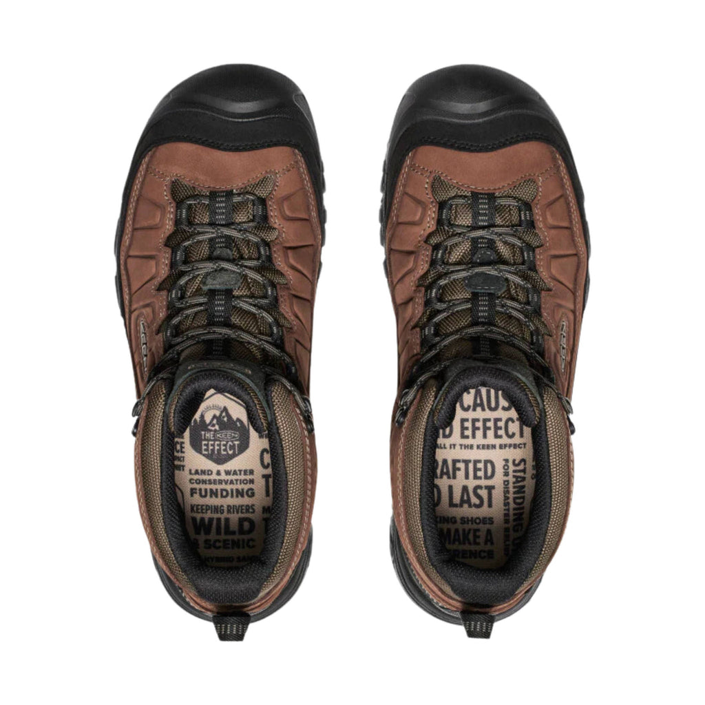 KEEN Men's Targhee IV Mid Waterproof Hiking Boot - Bison/Black - Lenny's Shoe & Apparel