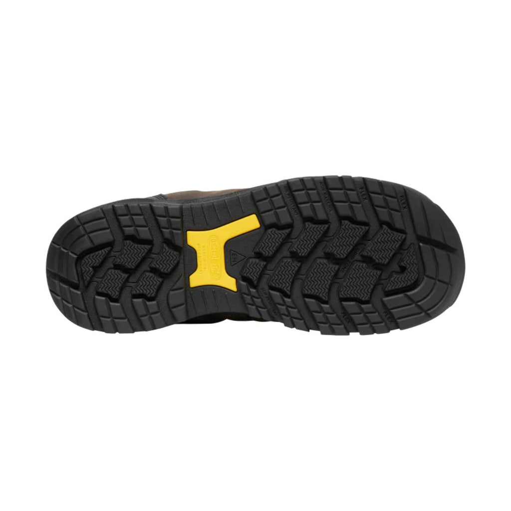 KEEN Utility Men's Independence 6 Inch Waterproof Carbon Fiber Toe Work Boot - Dark Earth/Black - Lenny's Shoe & Apparel