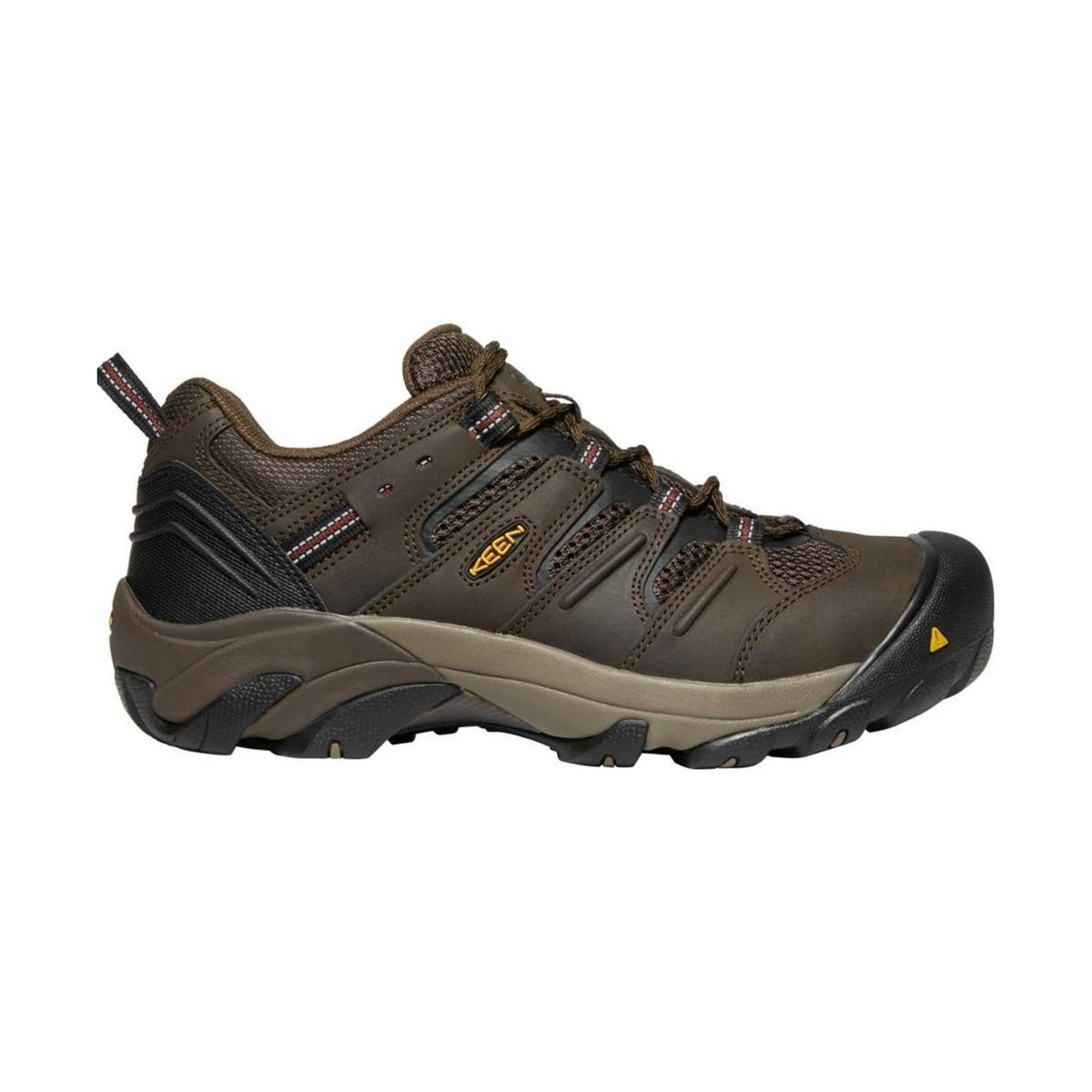 KEEN Utility Men's Lansing Low Steel Toe Work Shoe - Cascade Brown/ Fi ...