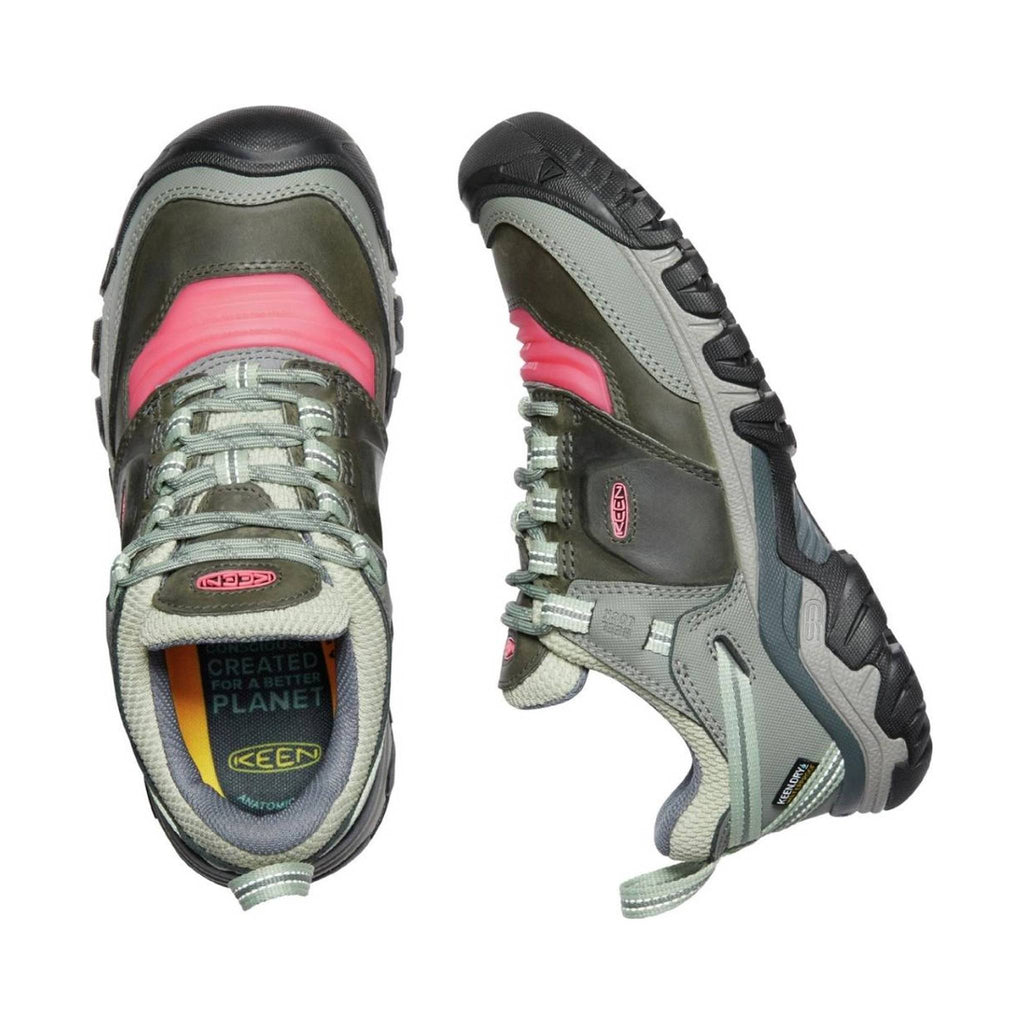 KEEN Women's Ridge Flex Waterproof - Castor Grey/Dubarry - Lenny's Shoe & Apparel