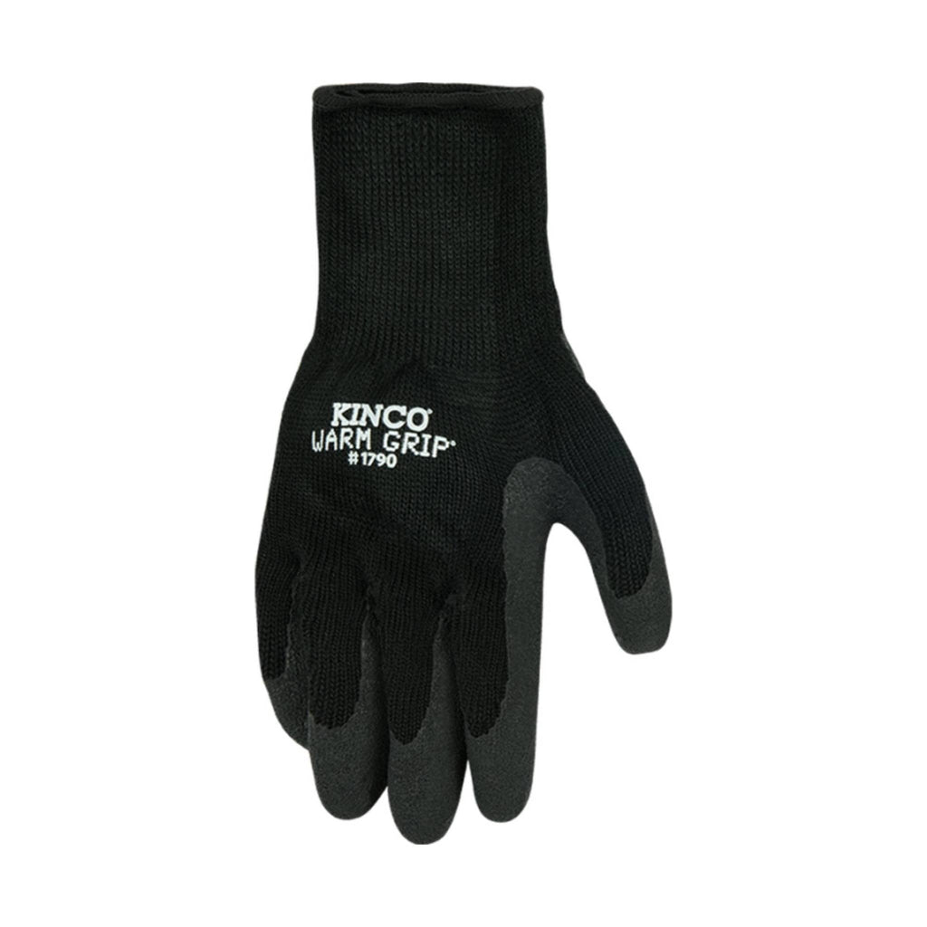 Kinco Men's Thermal Lined Grip Gloves - Black - Lenny's Shoe & Apparel