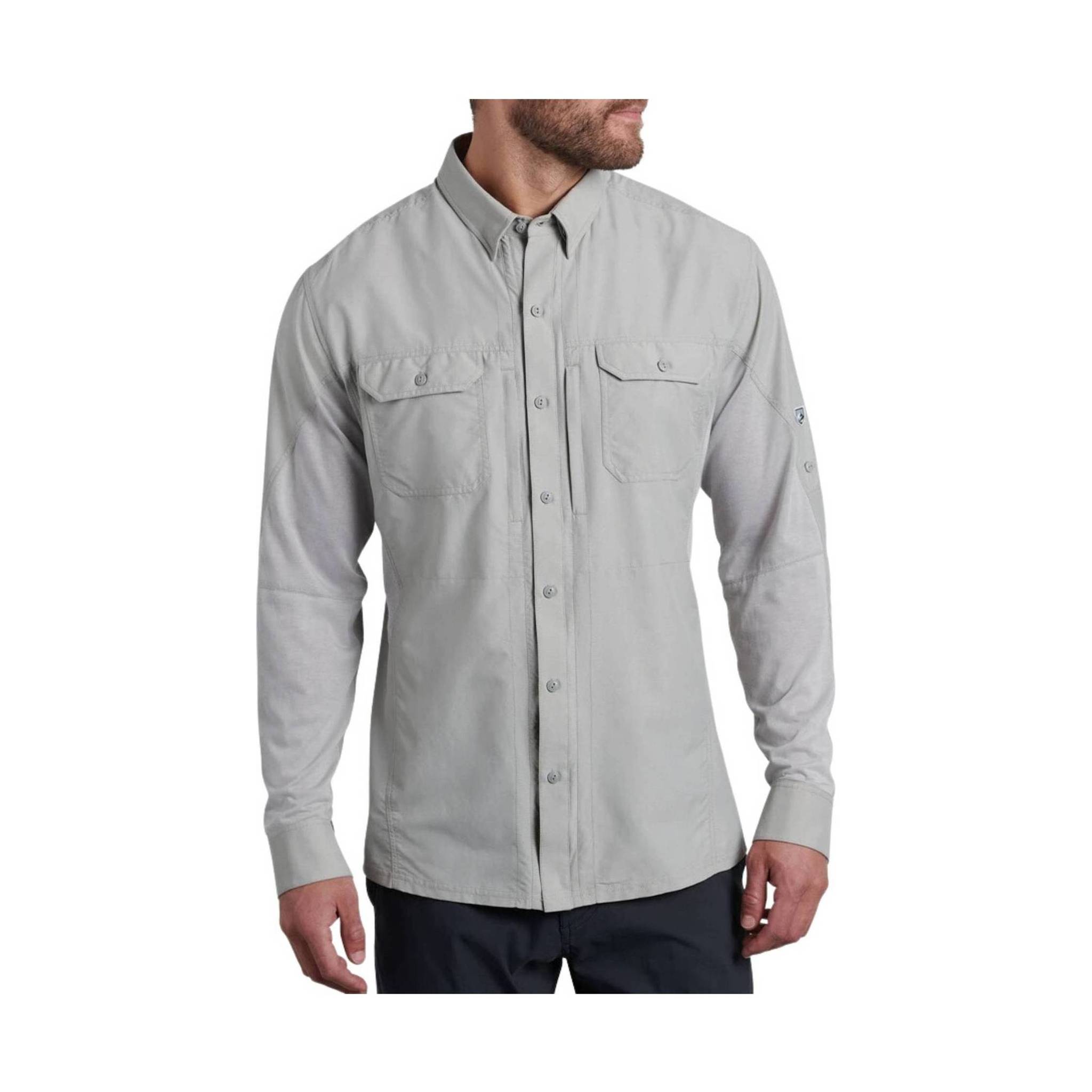 Kuhl Men's Airspeed Long Sleeve UPF Shirt - Cloud Gray