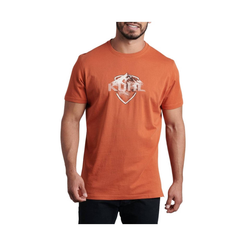 Kuhl Men's Born in the Mountains T-Shirt - Rust - Lenny's Shoe & Apparel