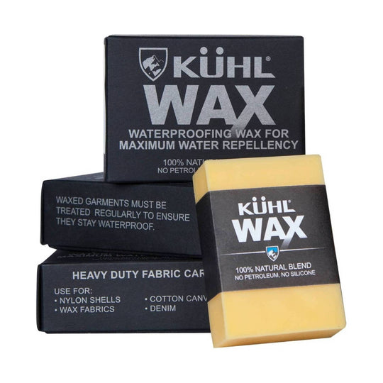Wax waterproofing blocks with black K\u00dcHL boxes labeled "WAX"