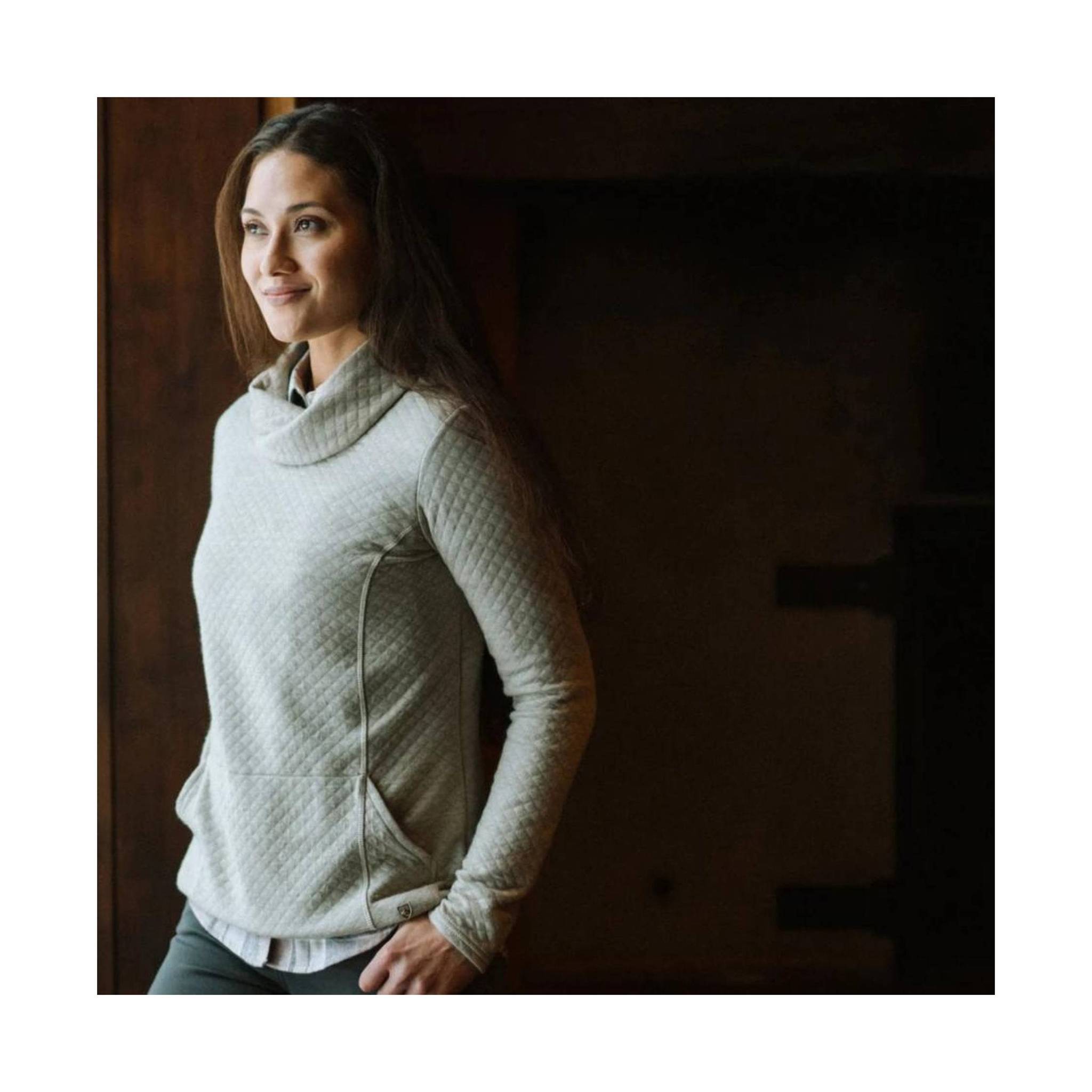 Kuhl Women's Athena Pullover Dove – Lenny's Shoe Apparel