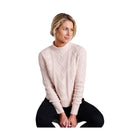 Kuhl Women's Helena Cable Sweater - Rose Quartz - Lenny's Shoe & Apparel