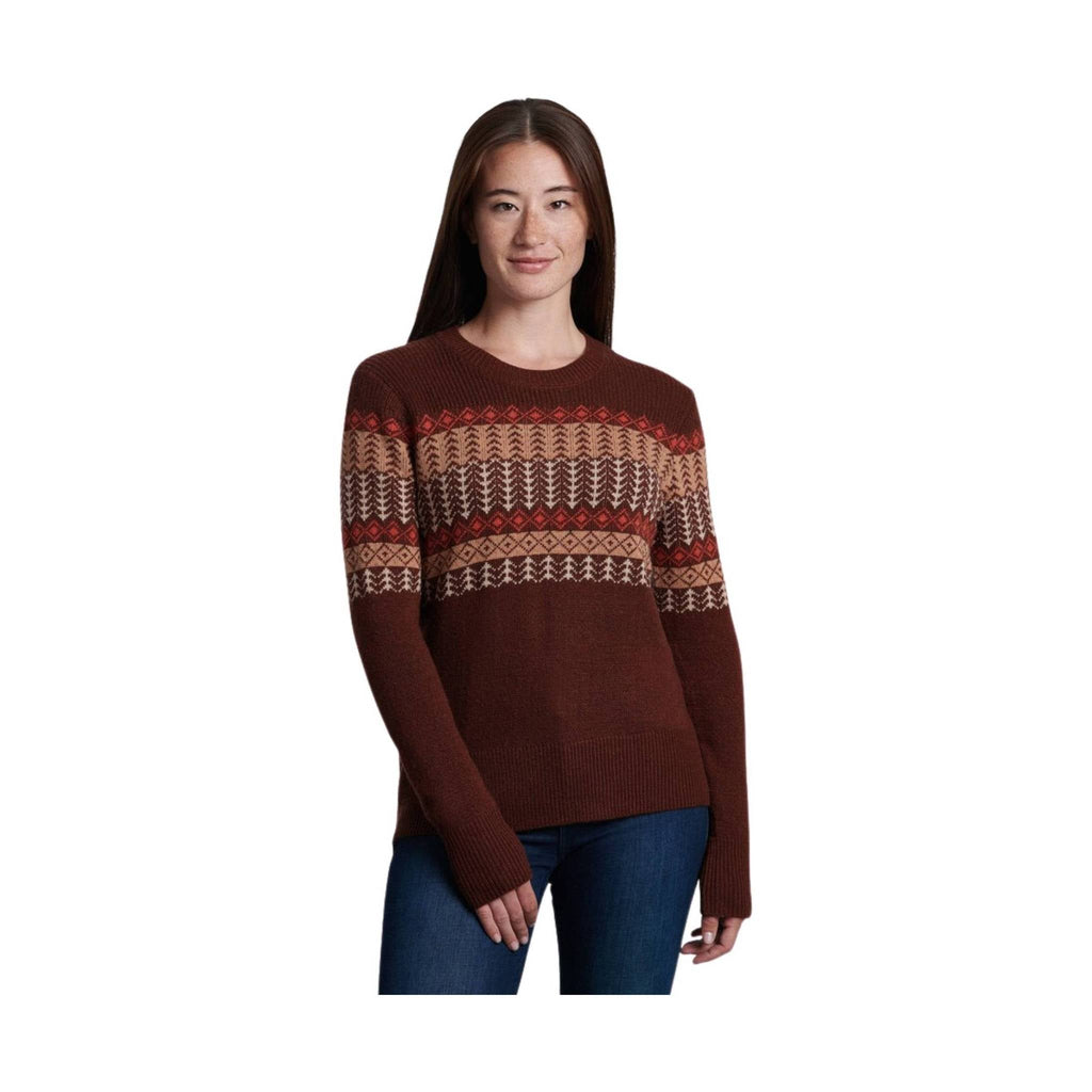 Kuhl Women's Nordik Sweater - Cinnamon - Lenny's Shoe & Apparel
