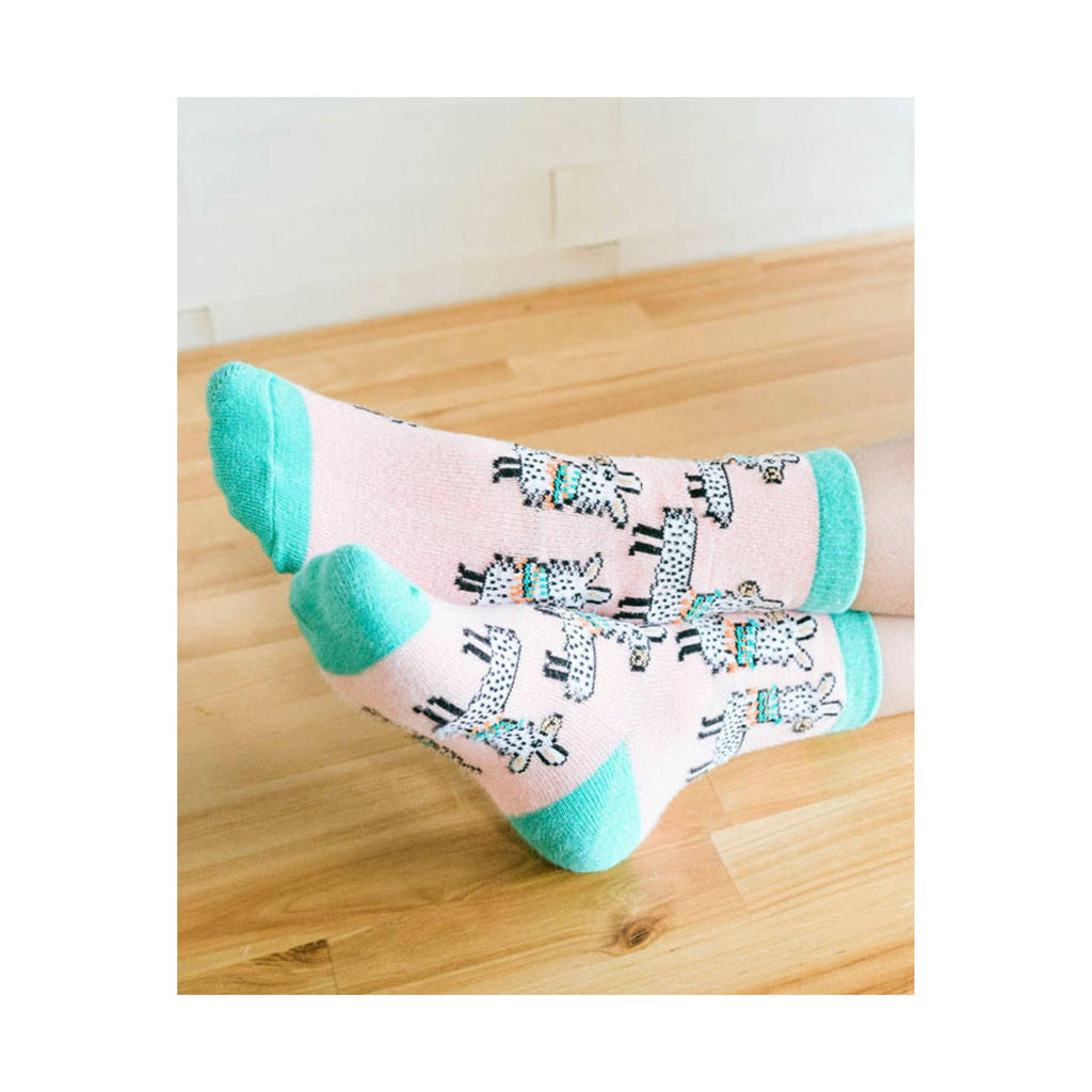 Lazy One Girls' Llama Sock - Pink - Lenny's Shoe & Apparel