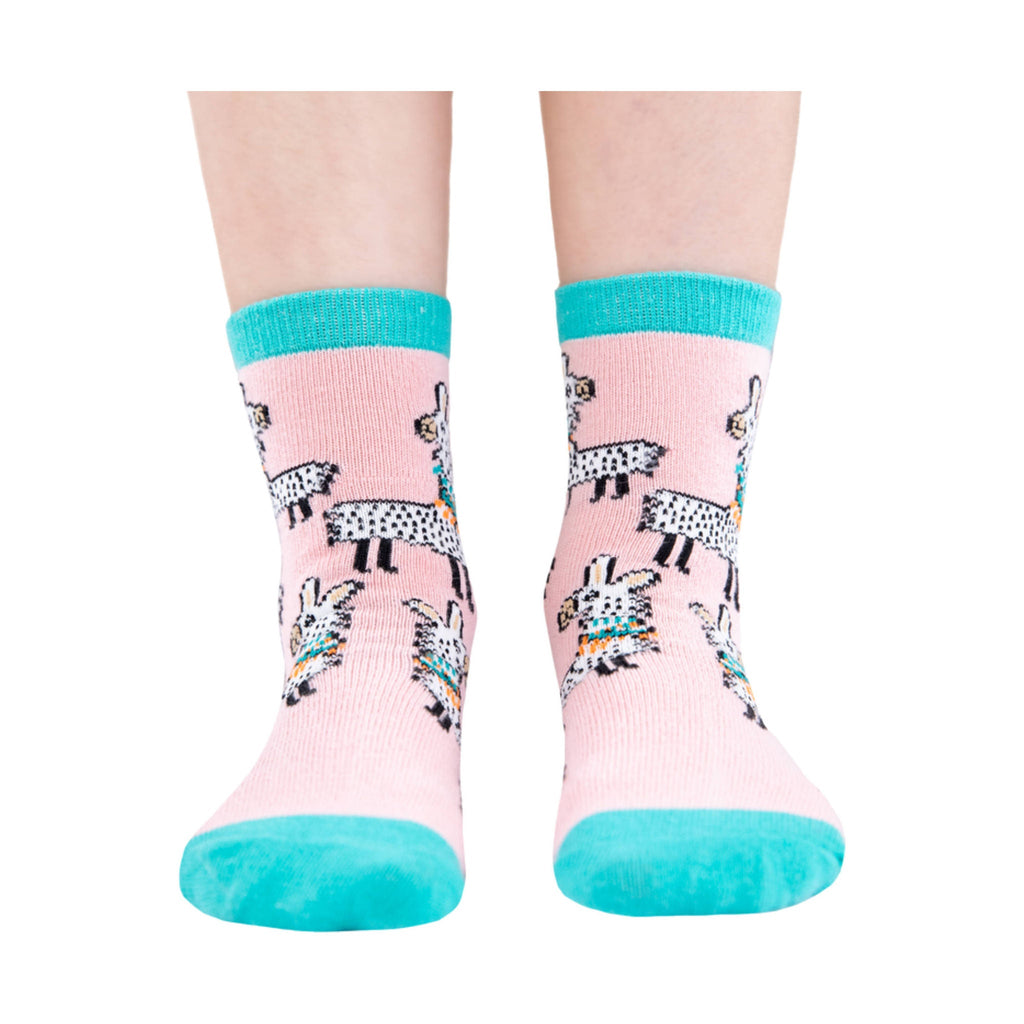 Lazy One Girls' Llama Sock - Pink - Lenny's Shoe & Apparel