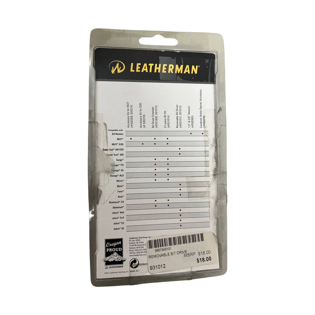 Leatherman Removable Bit Drive - Black/Grey - Lenny's Shoe & Apparel