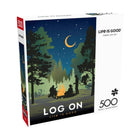 Life Is Good Log On 500 Piece Puzzle - Lenny's Shoe & Apparel