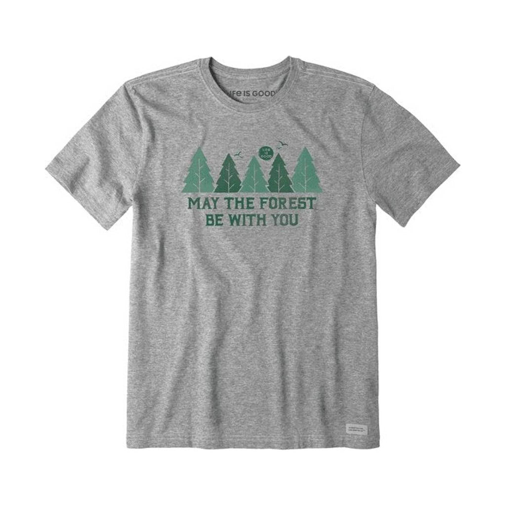 Life is Good Men's Crusher MAY THE FOREST BE WITH YOU - Heather Grey - Lenny's Shoe & Apparel