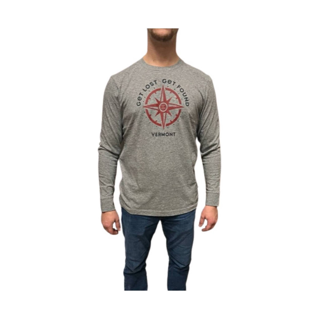 Life is Good Men's Vermont Exclusive Get Lost - Heather Gray - Lenny's Shoe & Apparel