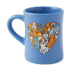 Life is Good Mug Heart of Dogs - Cornflower Blue - Lenny's Shoe & Apparel