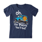 Life Is Good Women's Dr. Seuss Oh The Places You'll Go Crusher Tee - Darkest Blue - Lenny's Shoe & Apparel
