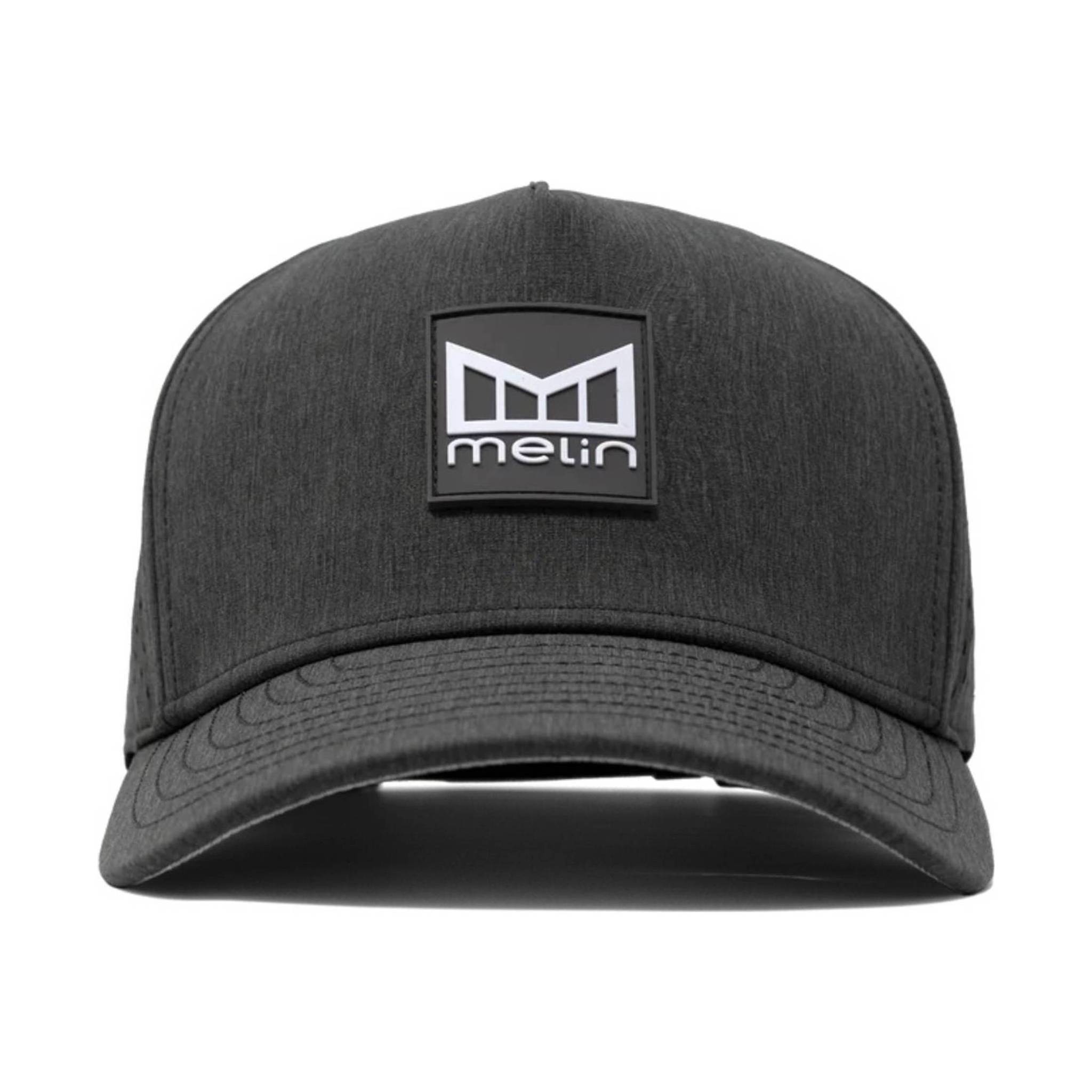 Melin Hydro Odyssey Stacked Snapback Hat Heather Charcoal / Classic