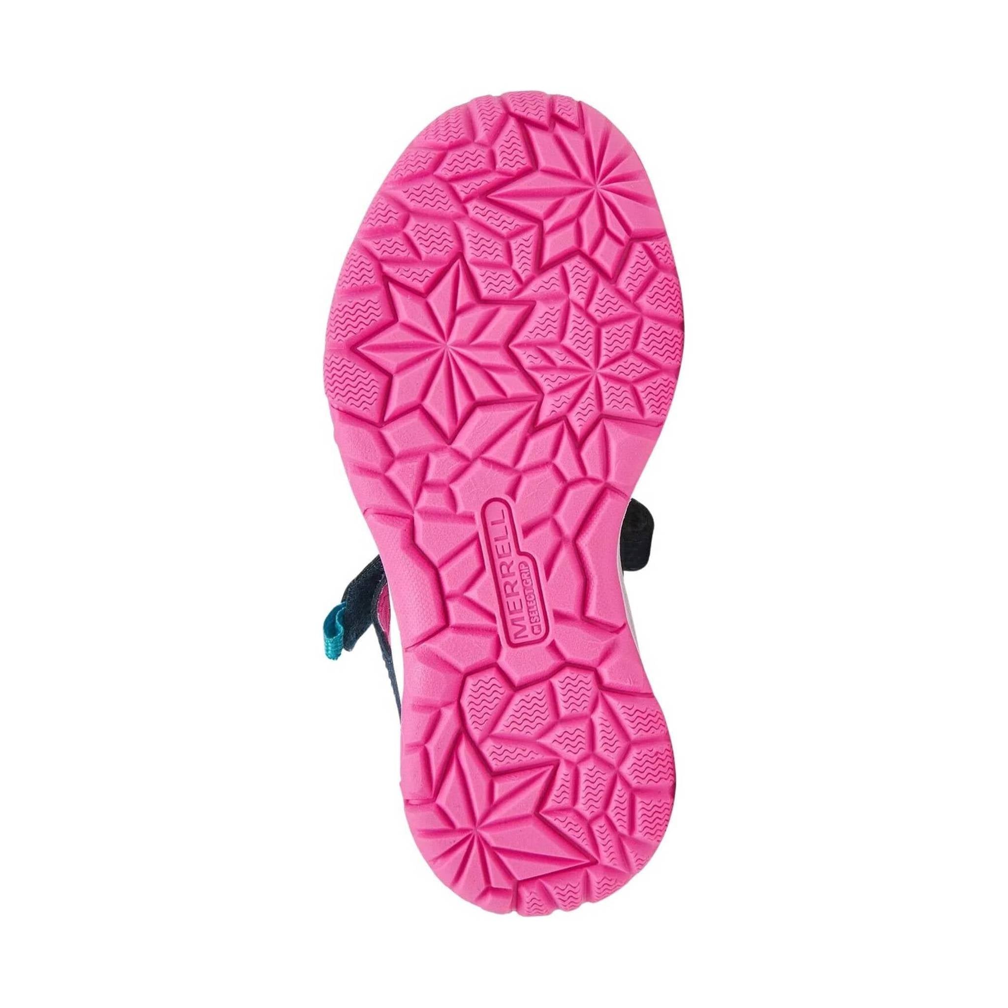Merrell Kids' Dragonfly Sandal Navy/ Turquoise/ Pink – Lenny's