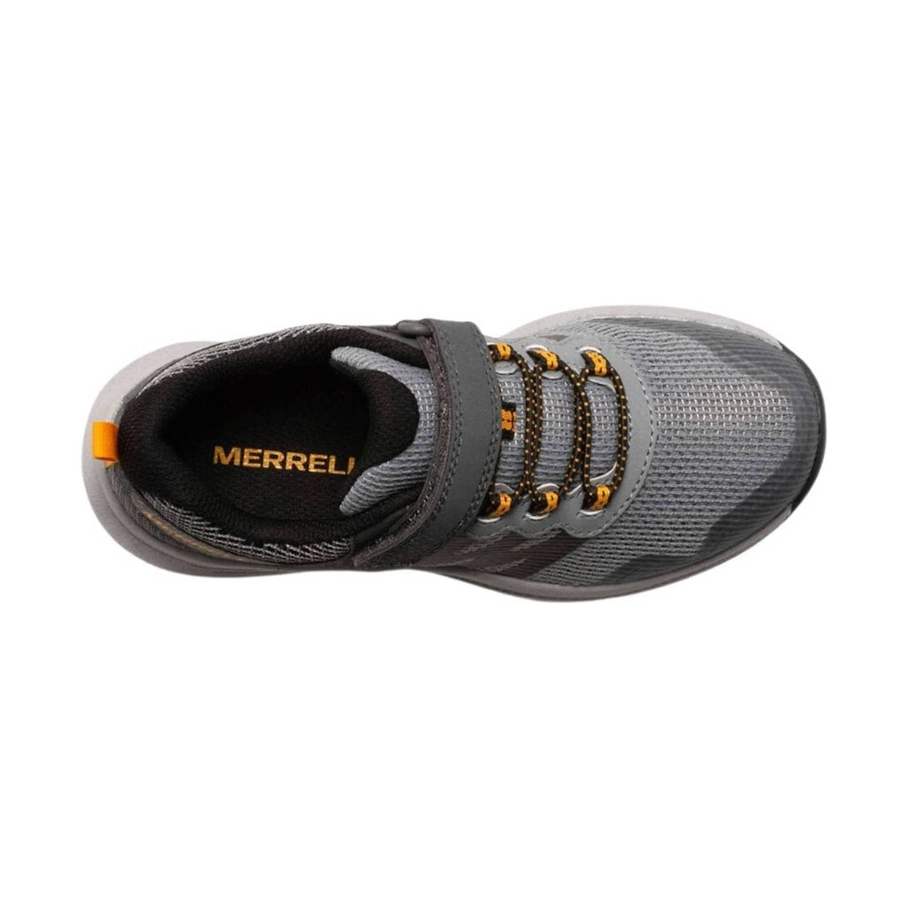 Merrell Kids' Nova 3 Shoes - Grey/Orange - Lenny's Shoe & Apparel