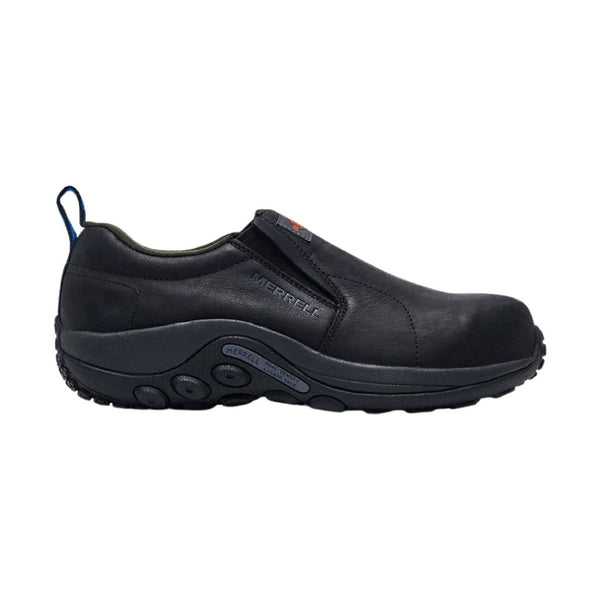 Merrell Men's Jungle Moc Leather Composite Toe Work Shoe - Black
