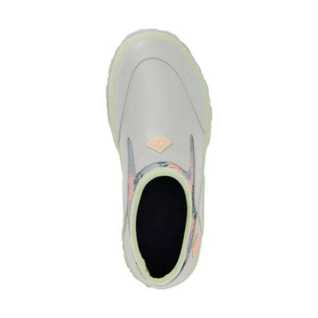 Muck Boot Women's Forager Low Slip On Rain Shoe - Light Gray / Sunflower Print - Lenny's Shoe & Apparel