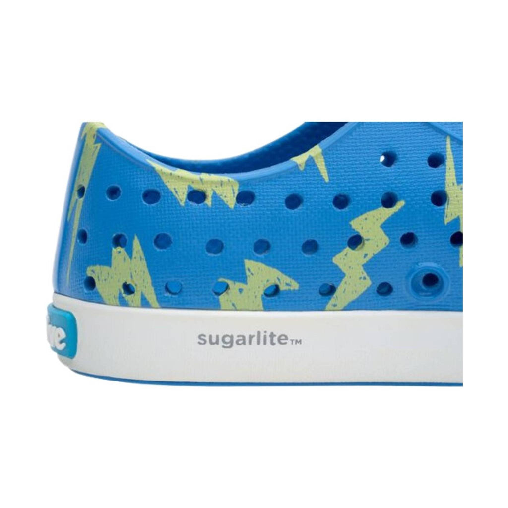 Native Kids' Infant Jefferson Sugarlite Print - Resting Blue/Shell White/Celery Lighting - Lenny's Shoe & Apparel