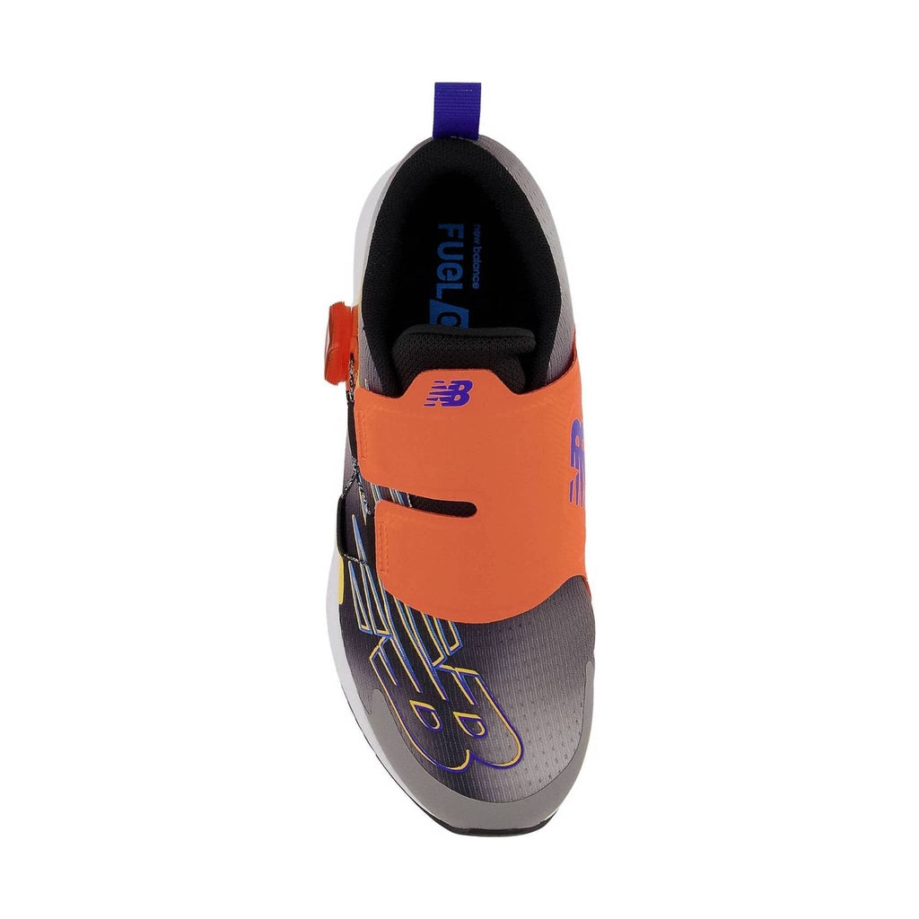 New Balance Big Kids' Fuel Core Reveal v3 BOA - Black/Grey/Orange - Lenny's Shoe & Apparel
