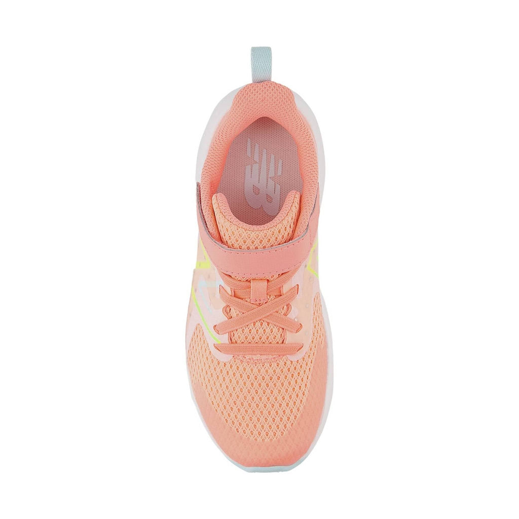 New Balance Kids' Rave Run v2 Bungee Lace - Grapefruit - Lenny's Shoe & Apparel