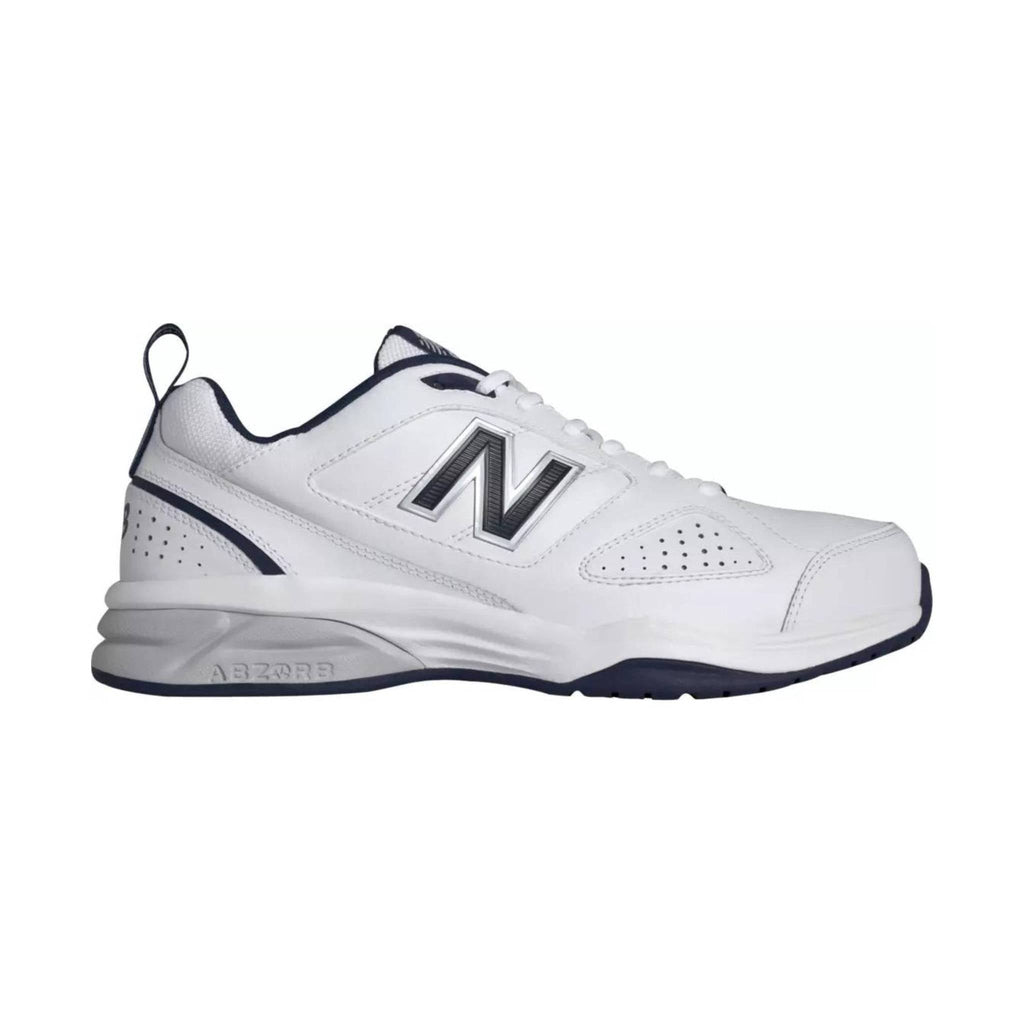 New Balance Men's 623v3 Training Shoe - White/Navy - Lenny's Shoe & Apparel